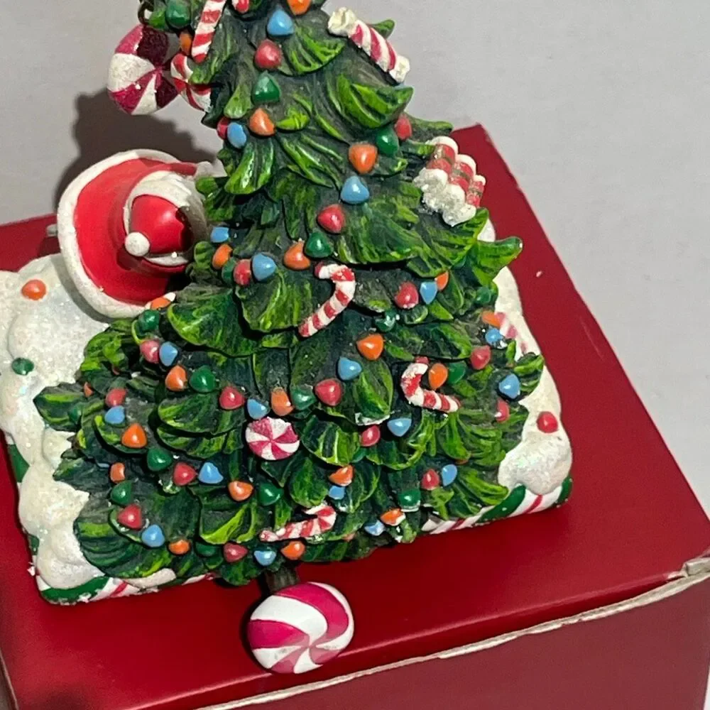 Waterford Multicolor Holiday Heirlooms Christmas Musical Tree Stocking‎ Holder
